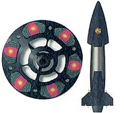 NEW Quest Micro Maxx Model Rocket pair Space Fighter and Alien UFO