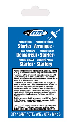 Estes StarTech (Starter Igniter) 6 Pack - NEW