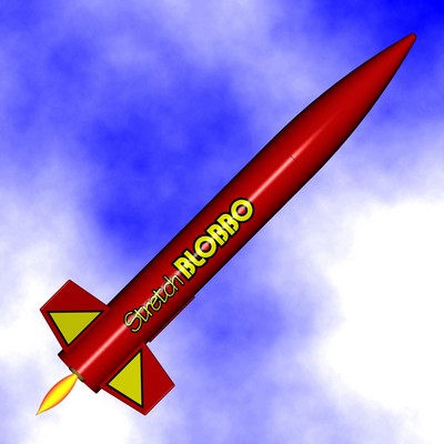 ModelRockets.us Stretch BLOBBO Model Rocket Kit